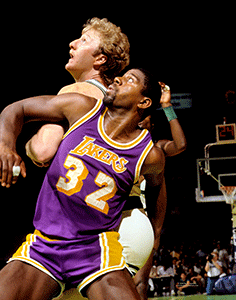 Larry Bird vs Lakers NBA Finals