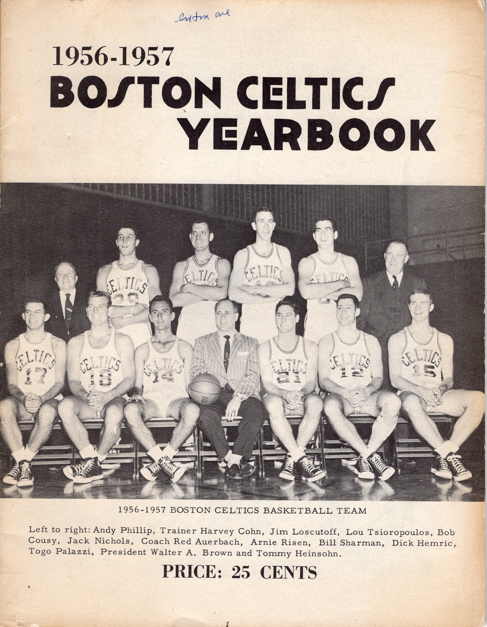 1956 - 57 Celtics Yearbook  003