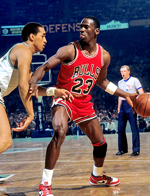 Michael Jordan vs Dennis Johnson, 1986 NBA Playoffs