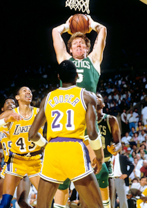 Boston Celtics Hall of Fame Inductee Dennis Johnson vs Detroit Pistons photo
