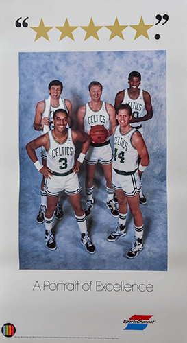 Boston Celtics, Larry Bird, Kevin McHale, Robert Parish, Danny Ainge, Dennis Johnson